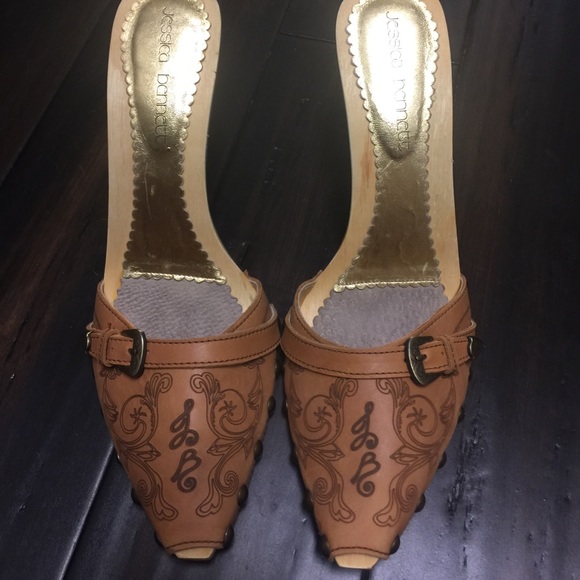 Jessica Bennett Western Peep toe Mule - Picture 4 of 4